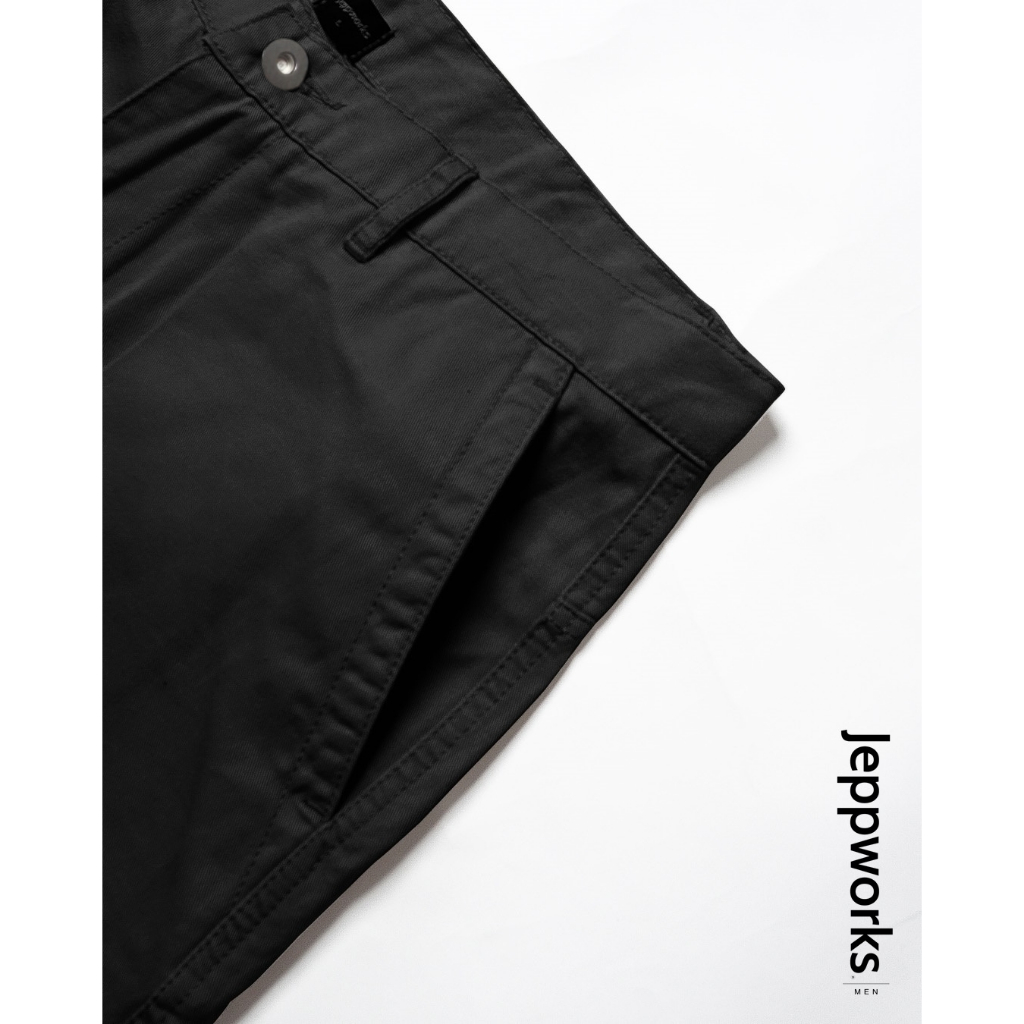 Jeppworks Pocket Knee Barrel Pants - Black - Image 2