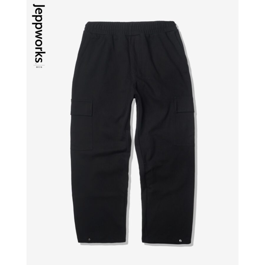 Jeppworks Cargo Loose Pants Twill - Black