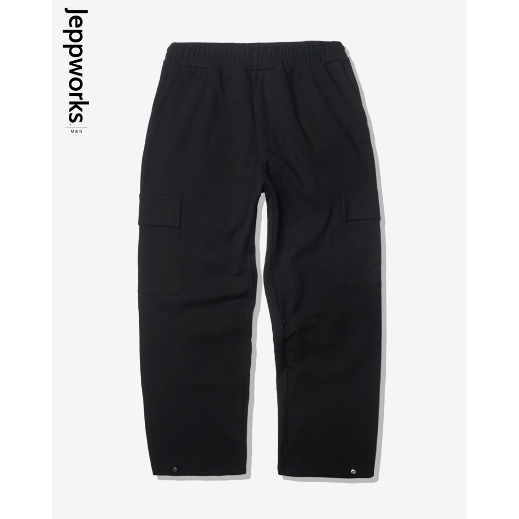Jeppworks Cargo Loose Pants Twill - Black