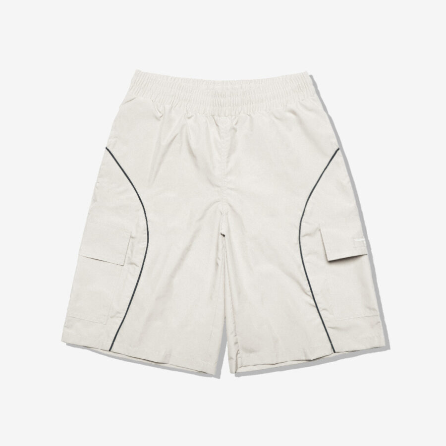 Fitch Studio Wide Leg 3/4 Cargo Short | Cream