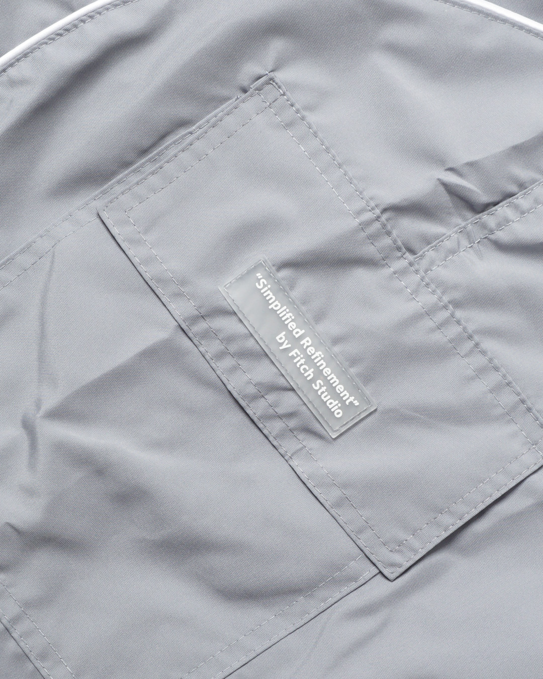 Fitch Studio Wide Leg 3/4 Cargo Short | Silver Grey - Image 8