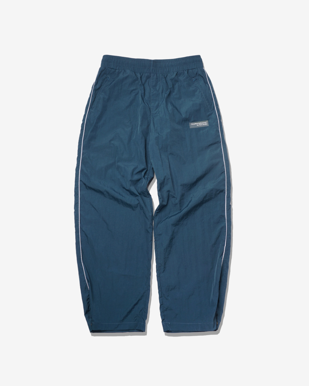 Fitch Studio Nylon Crinkle Trackpants - Steel Blue