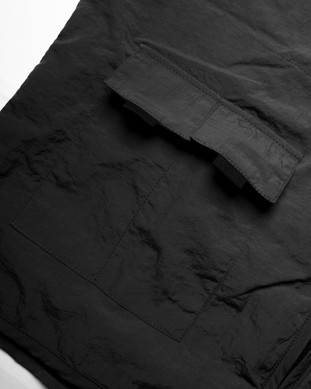 FITCH STUDIO | Crinkle Utility Vest V.1 | Black - Image 10