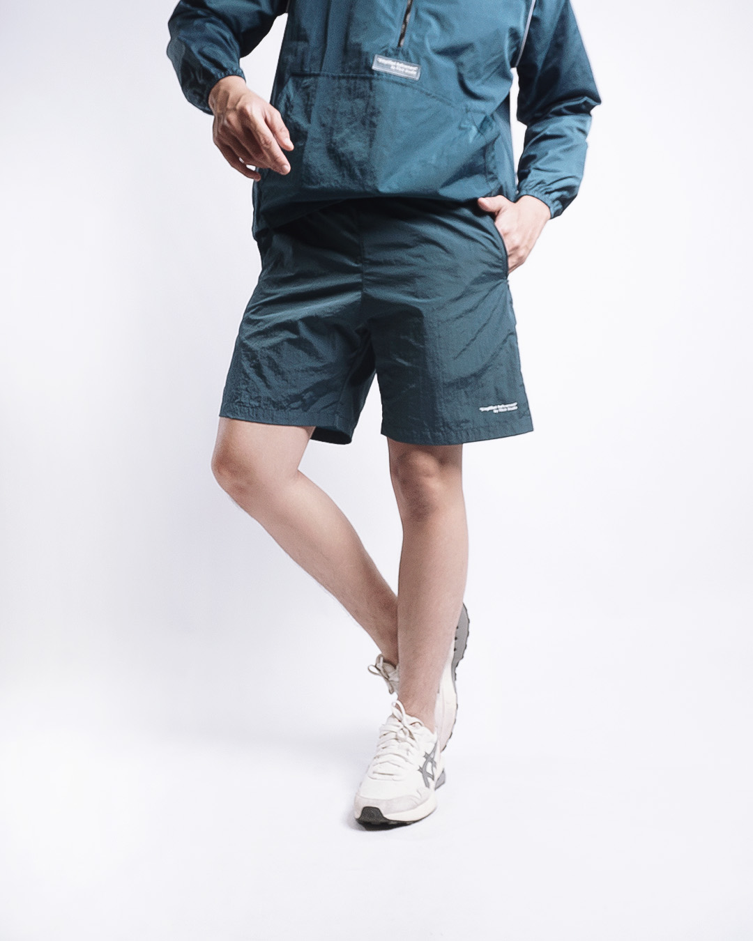 Fitch Studio Celana Pendek Nylon Crinkle V.1 | Steel Blue - Image 4