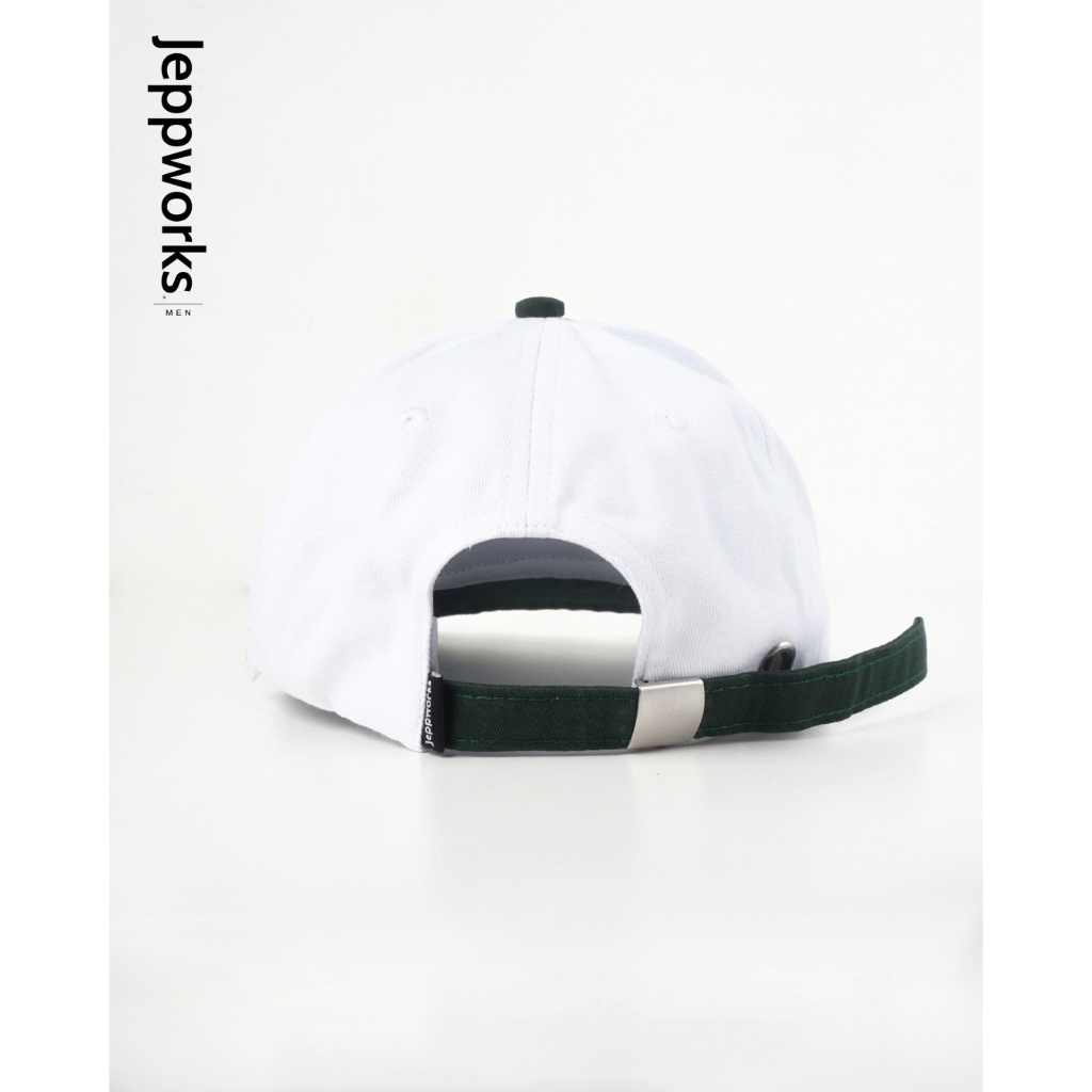 Jeppworks Box Cap Embroidery - White Green - Image 4