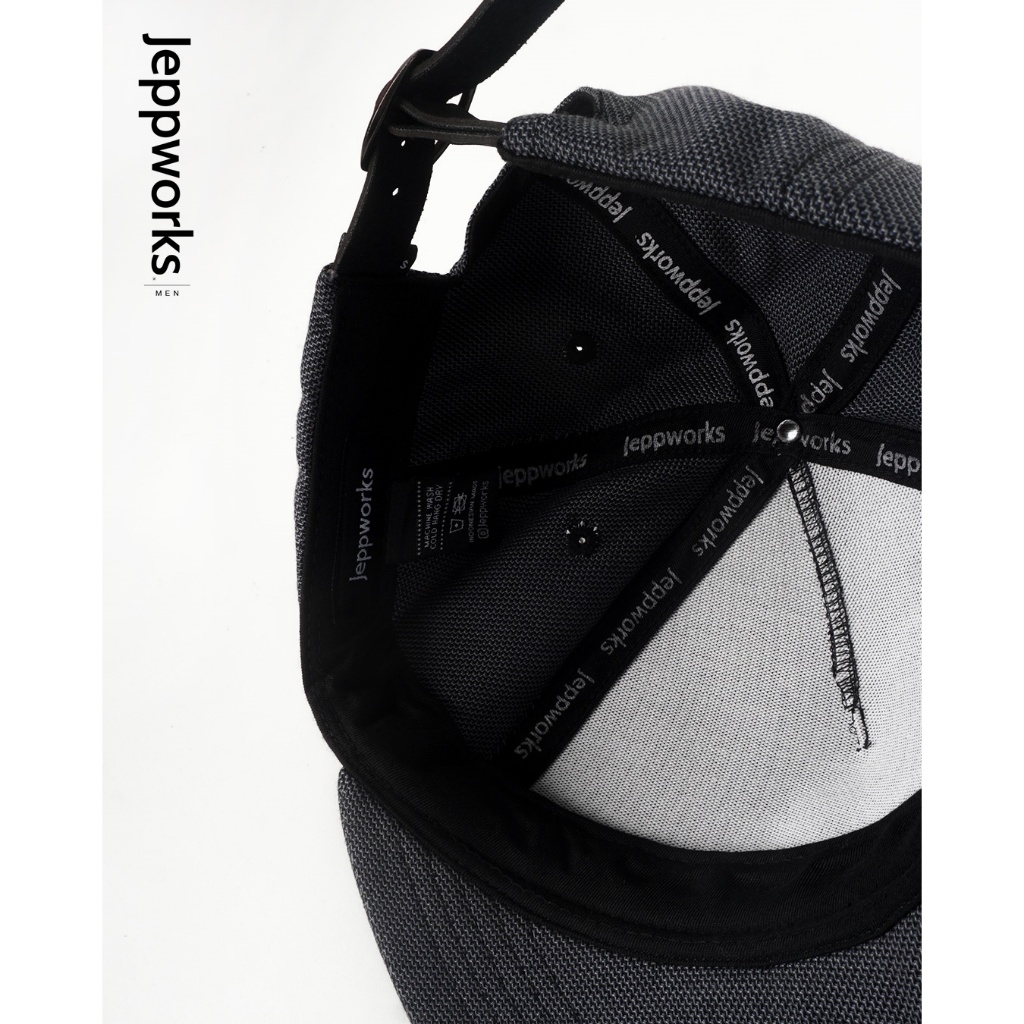 Jeppworks Box Wool Cap Embroidery - Navy - Image 5