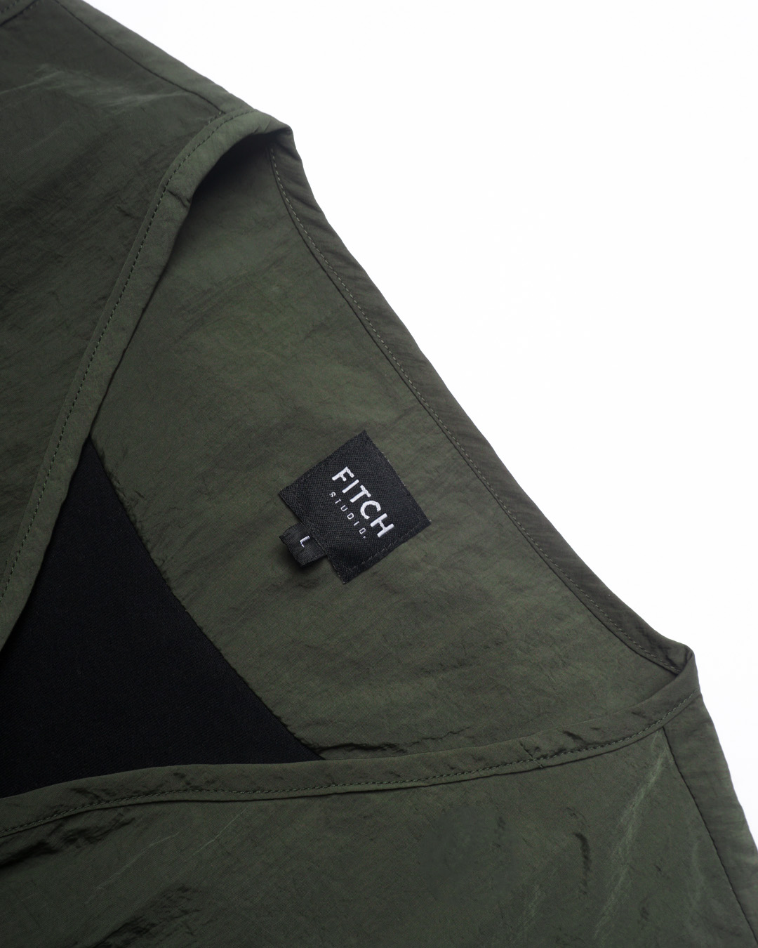 FITCH STUDIO | Crinkle Utility Vest V.1 | Army - Image 2