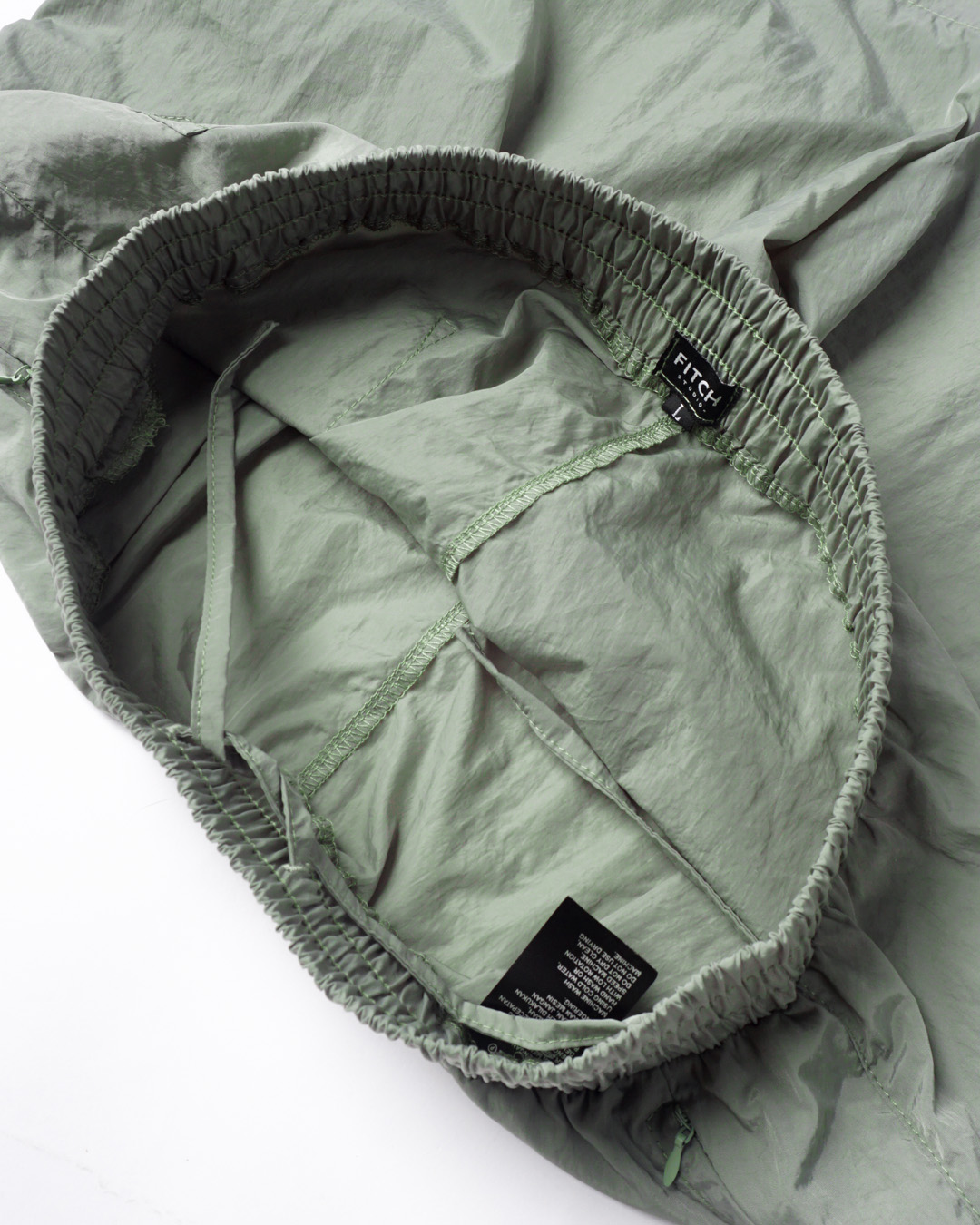 Fitch Studio Celana Pendek Cargo Nylon Crinkle V.1 | Sage - Image 6