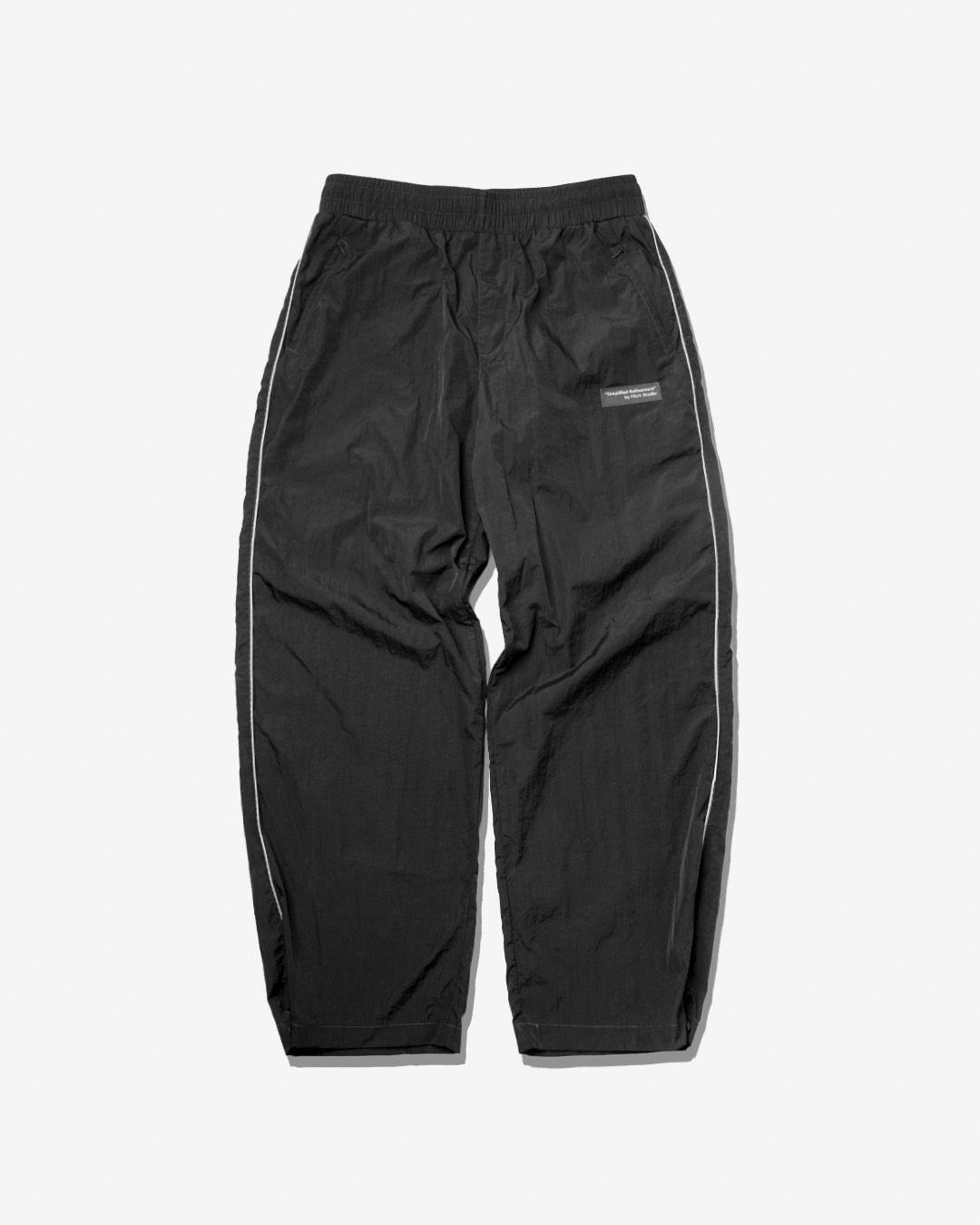 Fitch Studio Nylon Crinkle Trackpants - Black