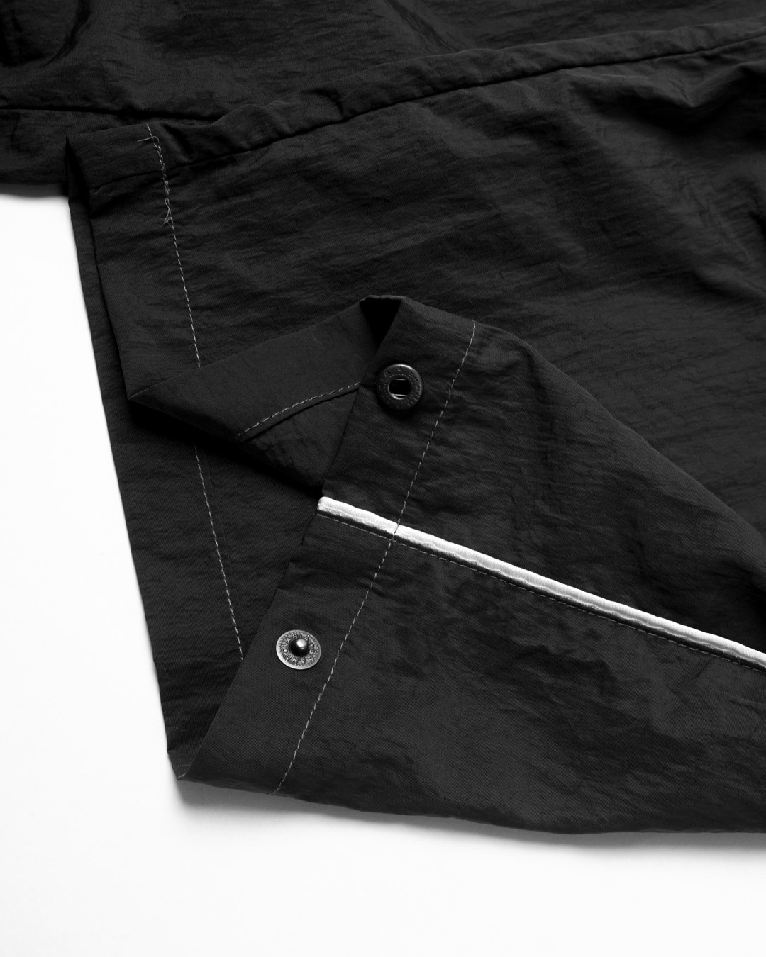 Fitch Studio Nylon Crinkle Trackpants - Black - Image 3