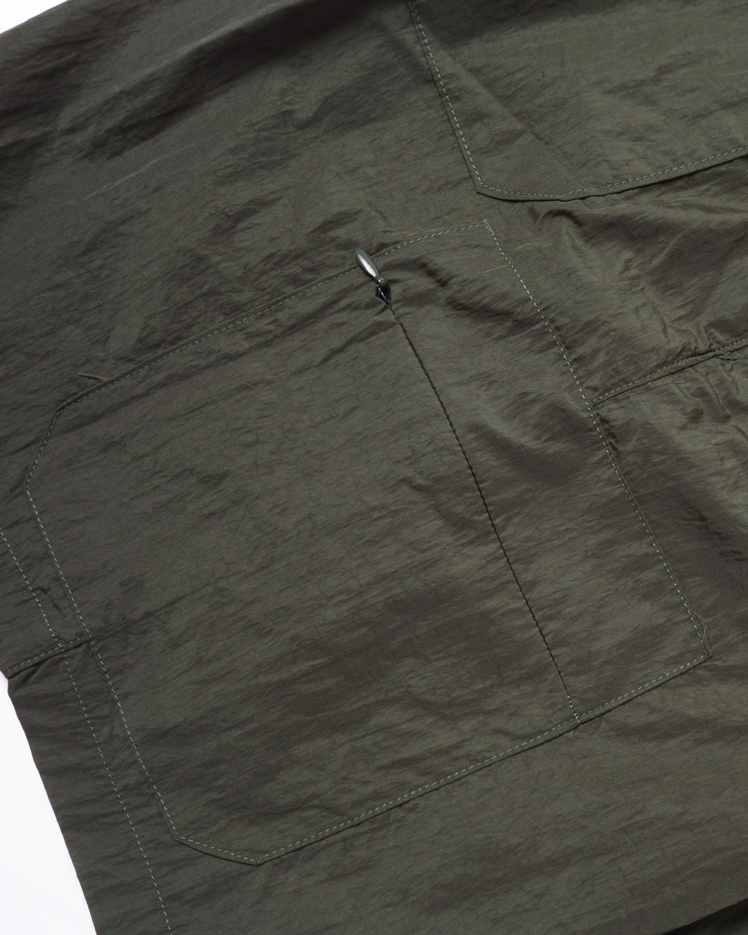 Fitch Studio Celana Pendek Cargo Nylon Crinkle V.1 | Army - Image 4