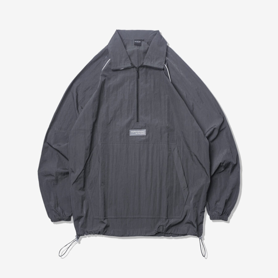 FITCH STUDIO | Anorak Jacket Crinkle | Stone Grey