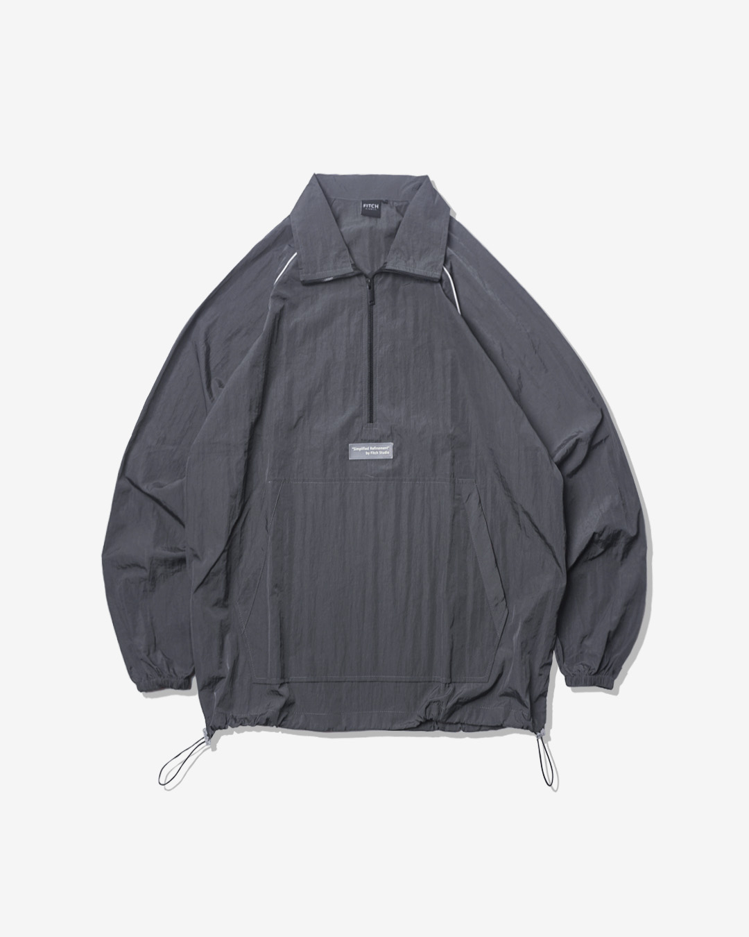 FITCH STUDIO | Anorak Jacket Crinkle | Stone Grey