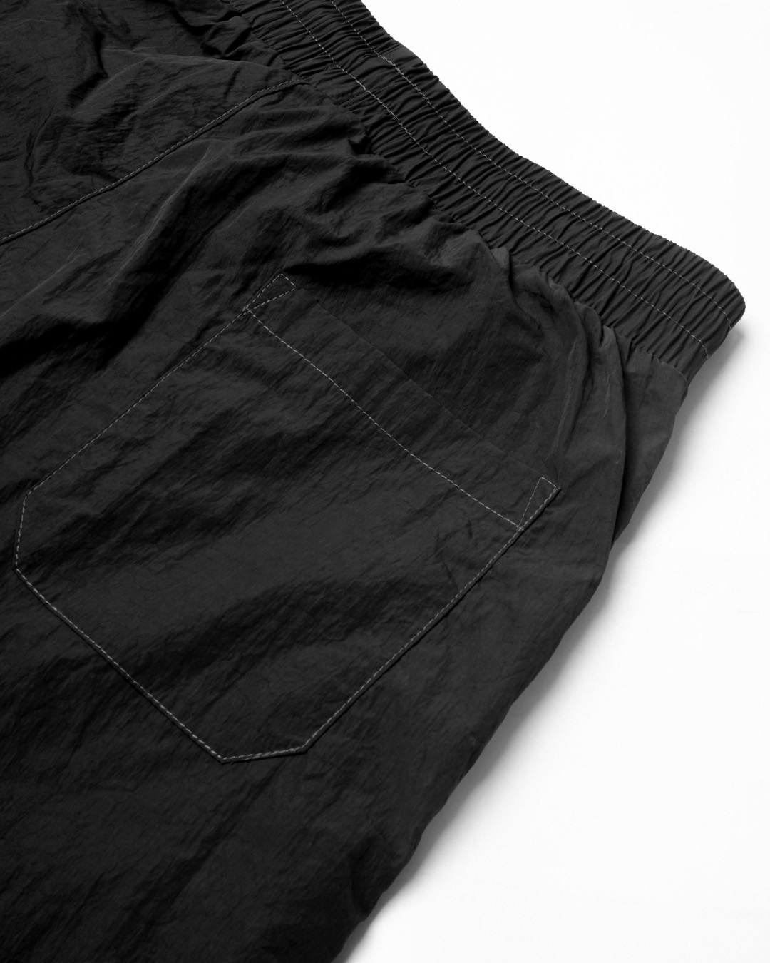 Fitch Studio Nylon Crinkle Trackpants - Black - Image 4