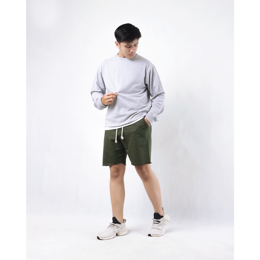 Jeppworks Celana Pendek Terry Army Green - Image 6
