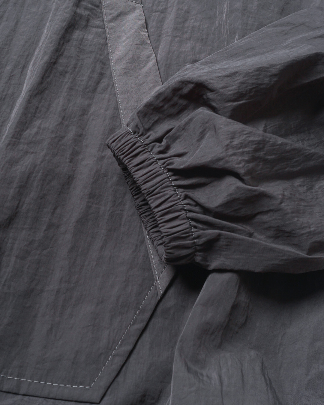FITCH STUDIO | Anorak Jacket Crinkle | Stone Grey - Image 5