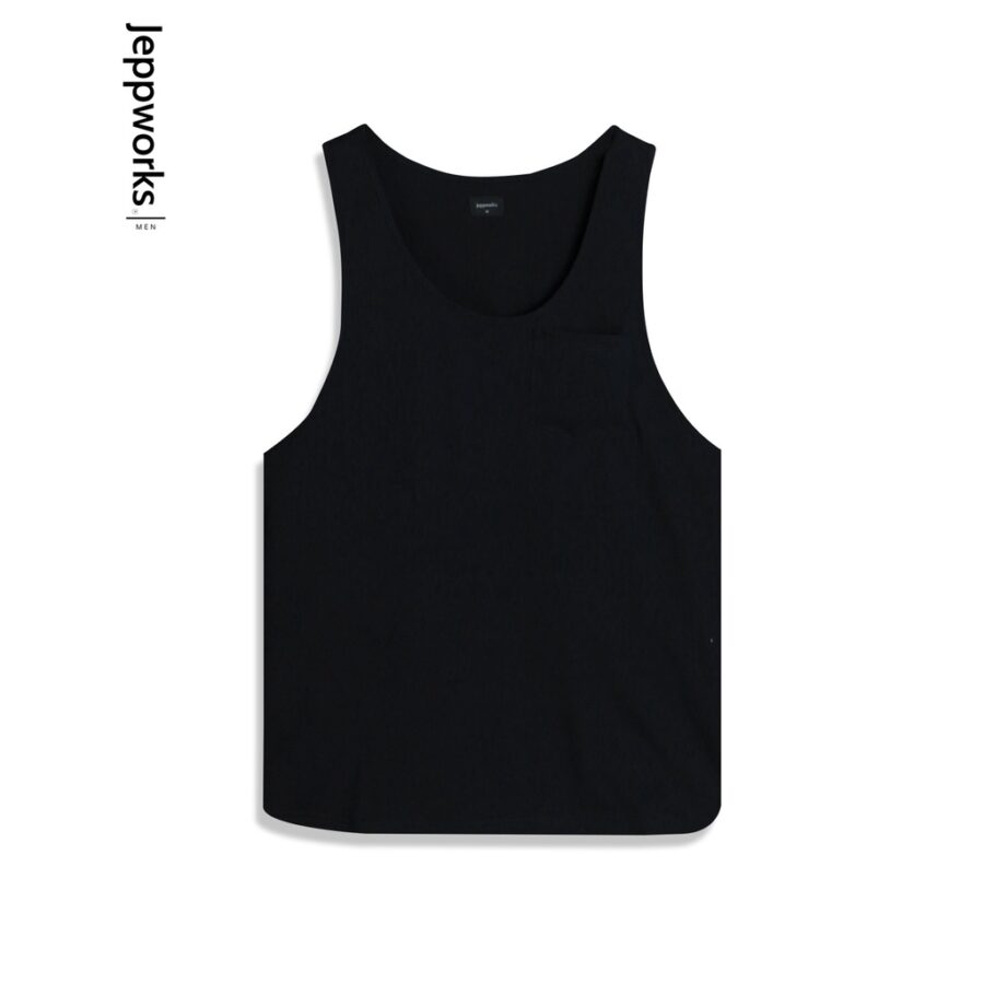 Jeppworks Jersey Sleeveless Tee Singlet Black