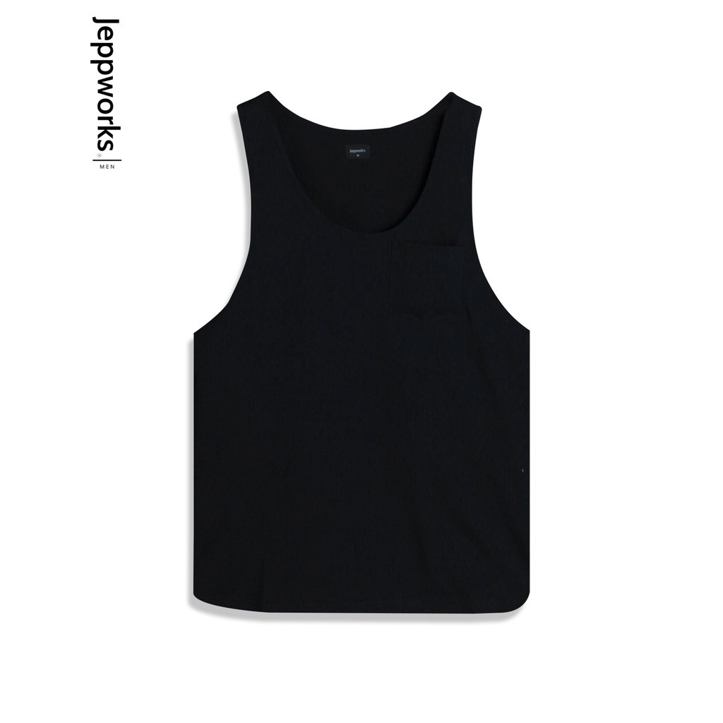 Jeppworks Jersey Sleeveless Tee Singlet Black