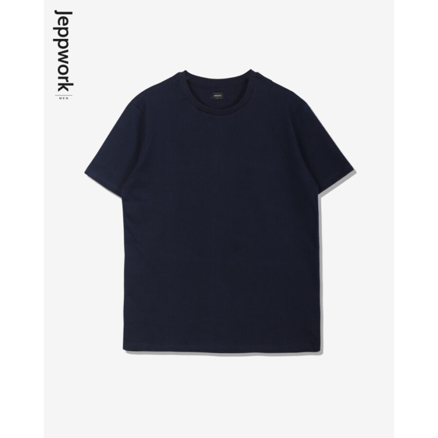 Jeppworks T-SHIRT Kerah Bulat Lengan Pendek Terry Navy