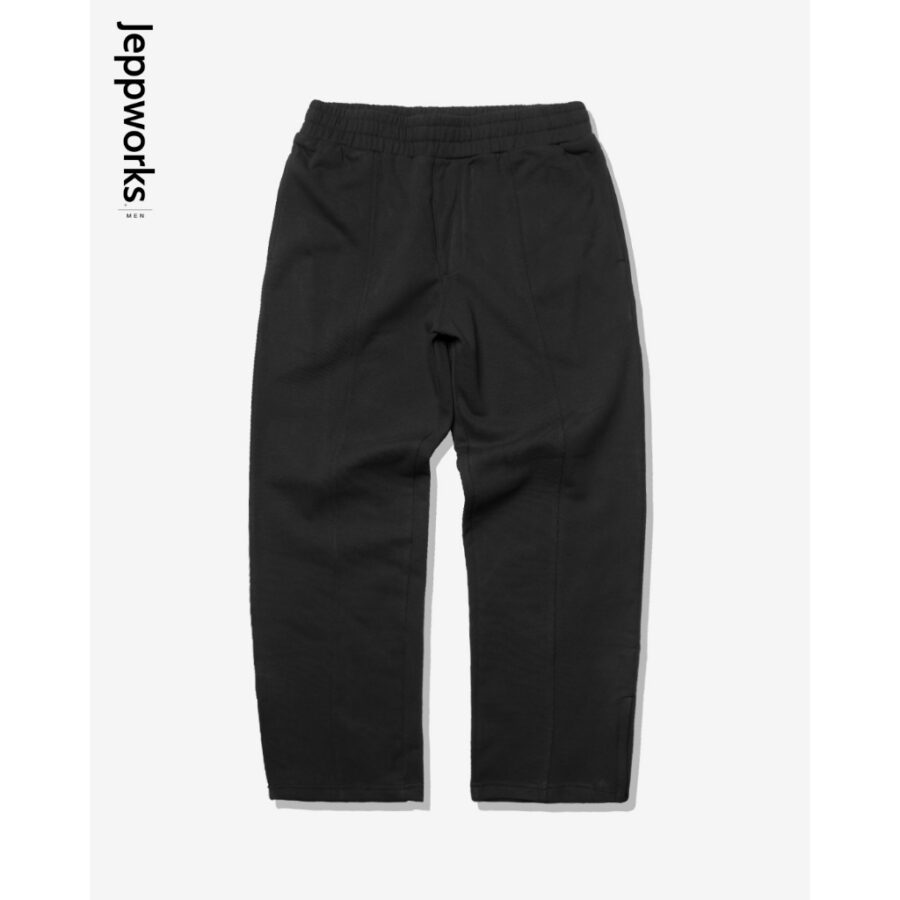 Jeppworks Comfy Baggy Pants Halfzip Embroidery - Black