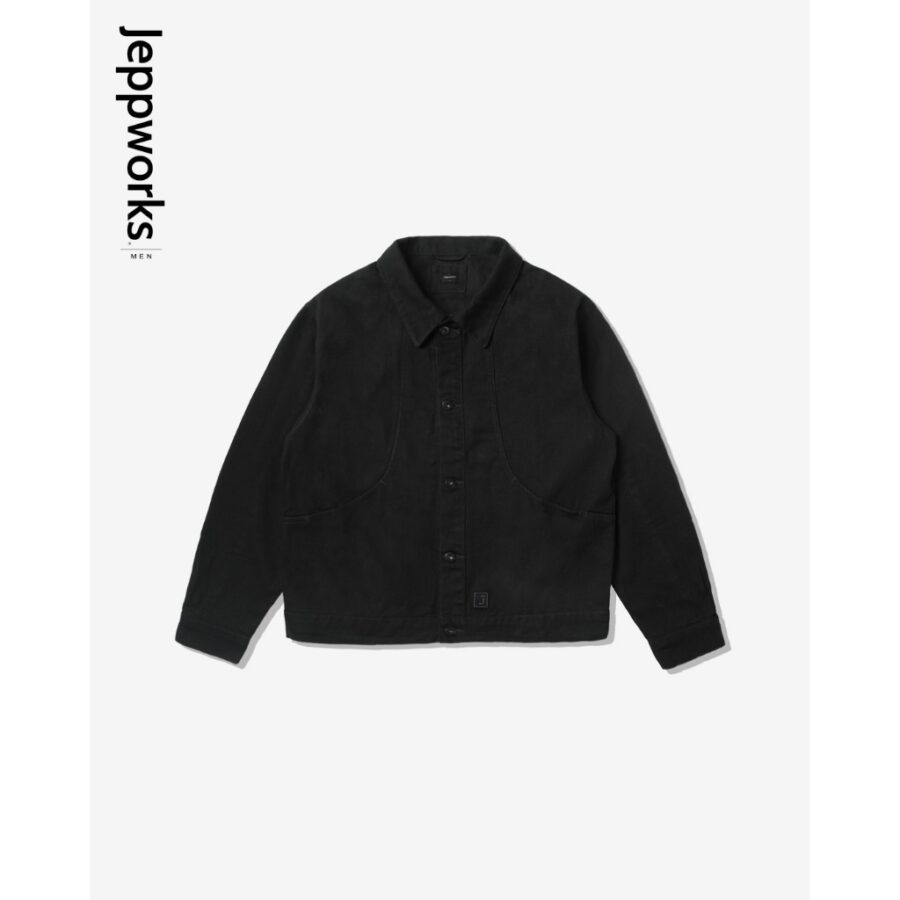Jeppworks Easeform Work Jacket Boxy  - Black