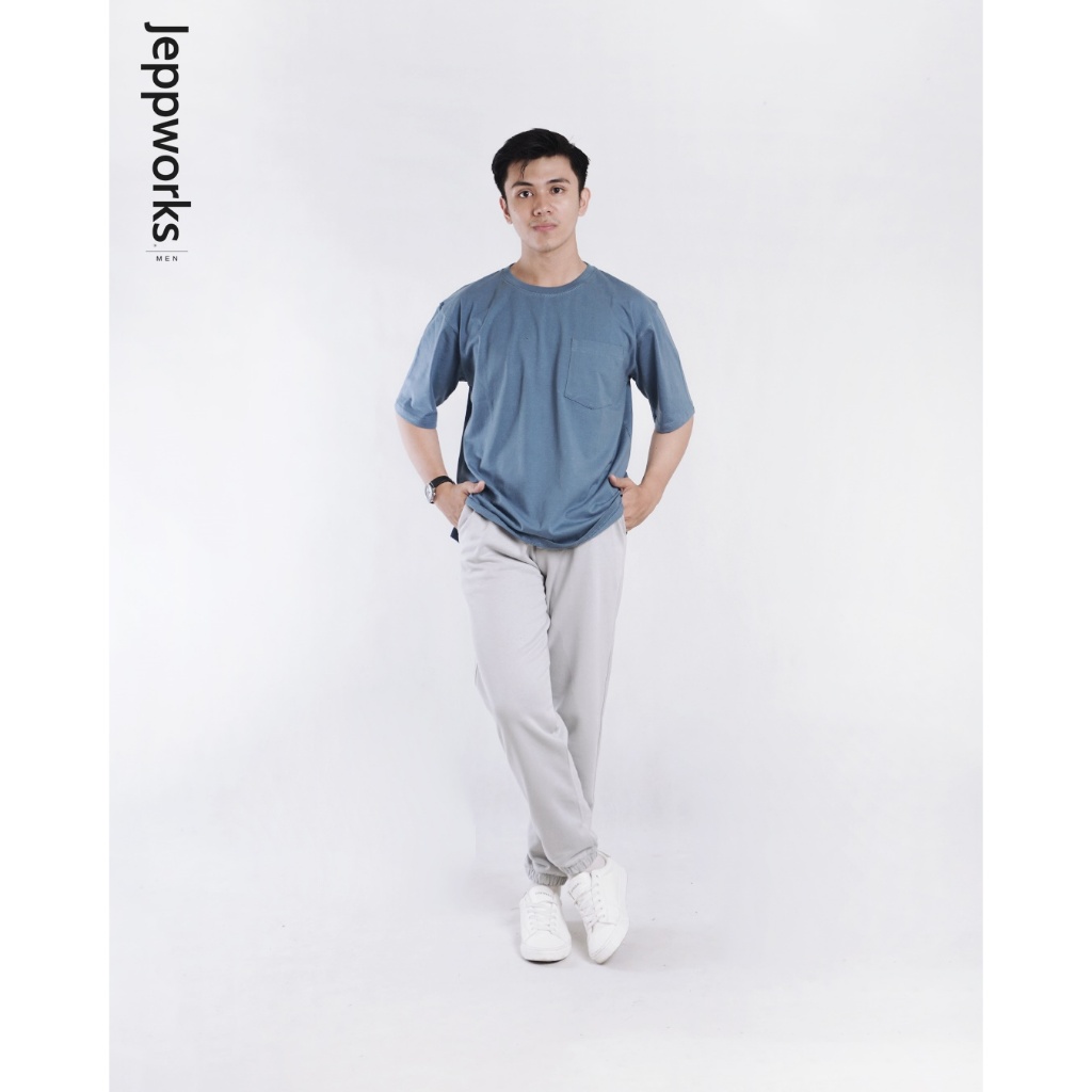 Jeppworks Oversize Pocket Tee - Steel Blue - Image 2