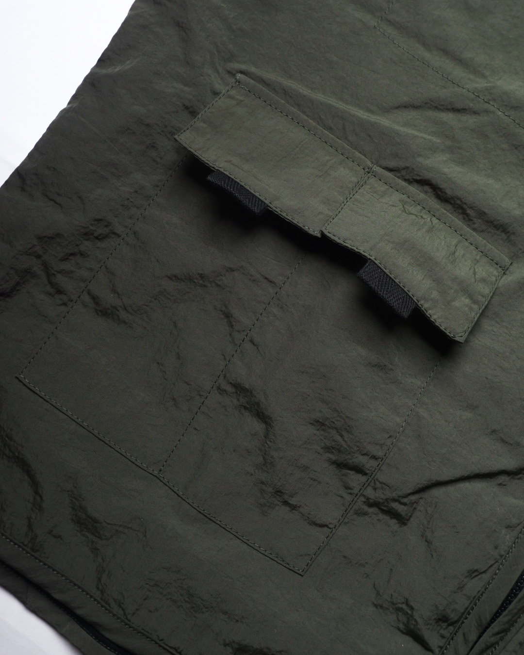 FITCH STUDIO | Crinkle Utility Vest V.1 | Army - Image 6