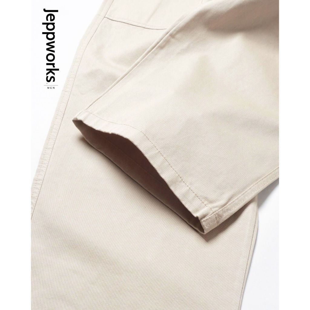 Jeppworks Pocket Knee Barrel Pants - Cream - Image 5
