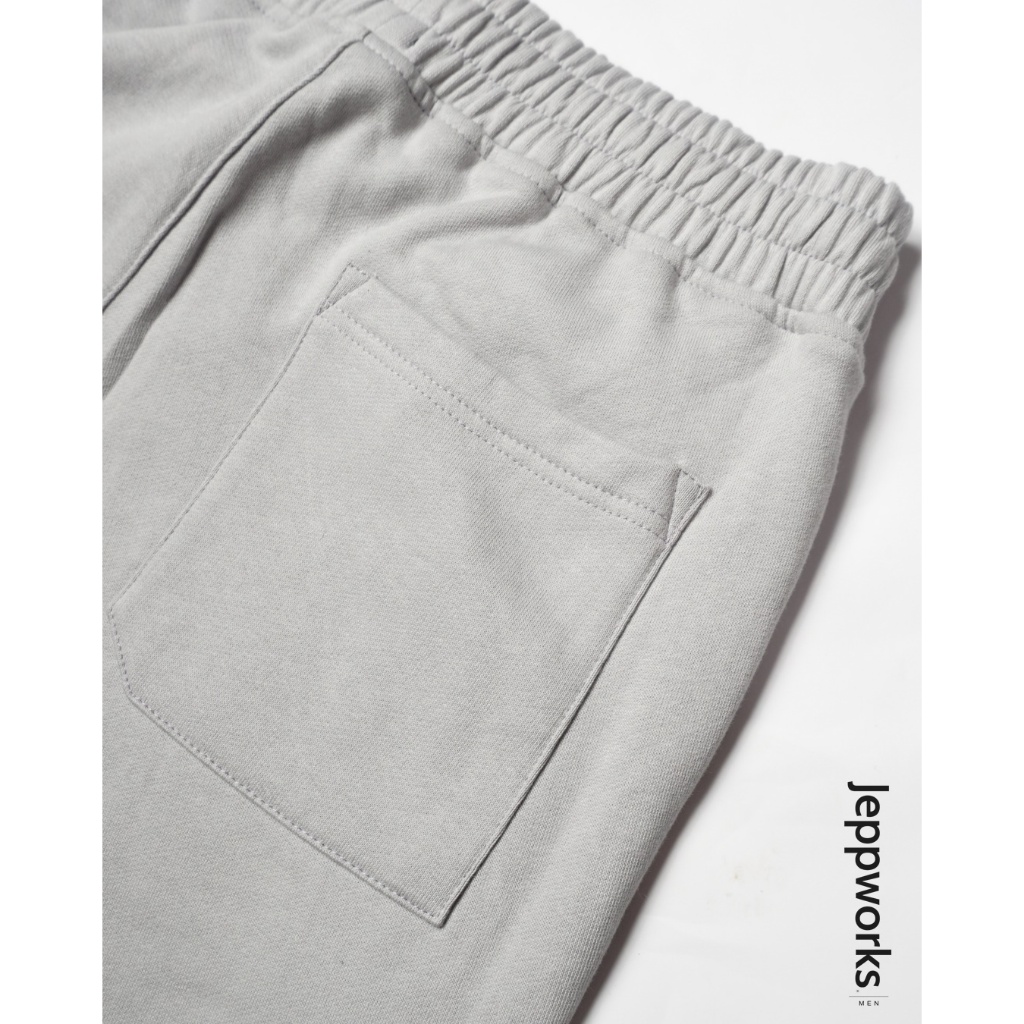 Jeppworks Celana Panjang Jogger Polos - Silver Grey - Image 5