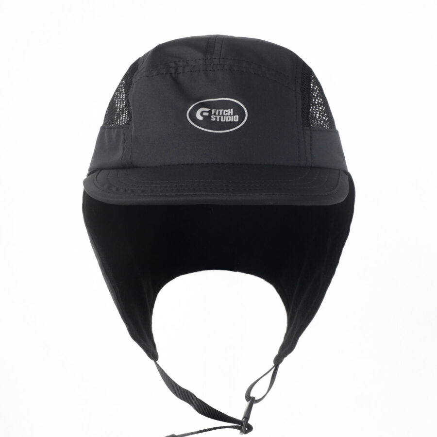 Fitch Studio Earflap Nylon Cap - Black