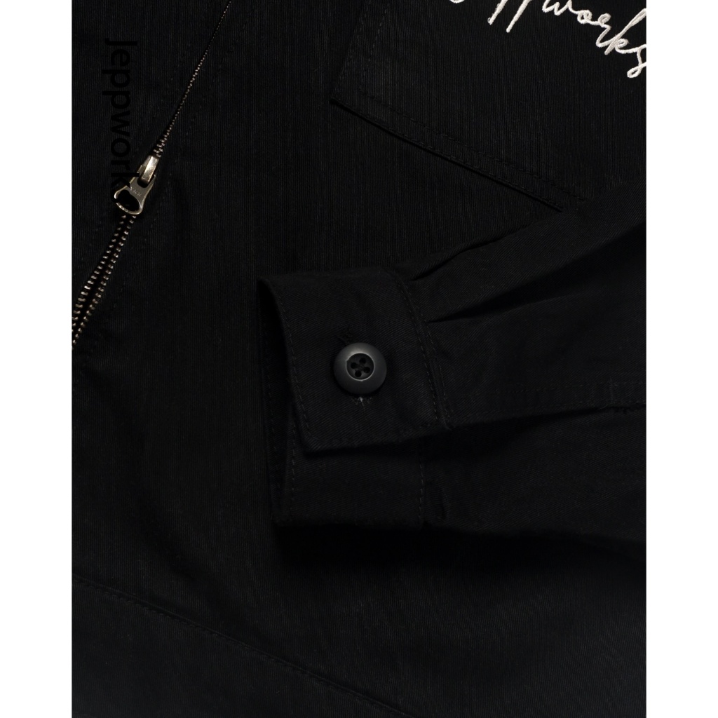 Jeppworks Motion Dual Zip Work Jacket Boxy - Black - Image 9