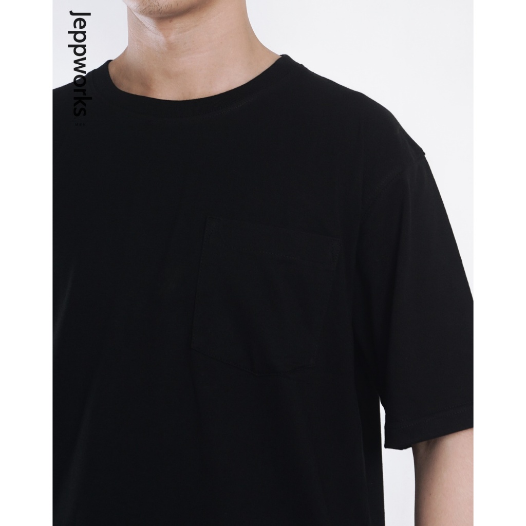 Jeppworks Oversize Pocket Tee - Black - Image 3