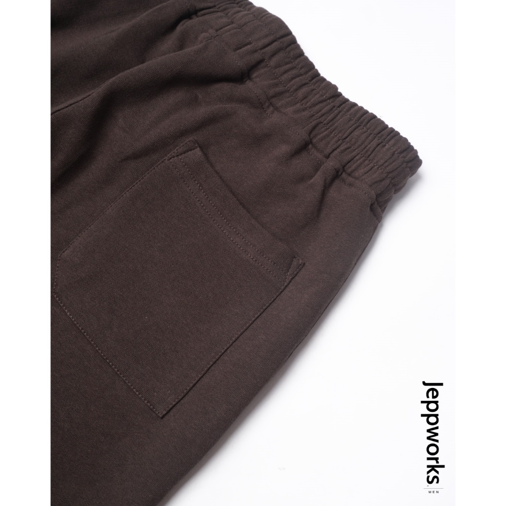 Jeppworks Relax Pants Celana Panjang Fleece Coffee - Image 2