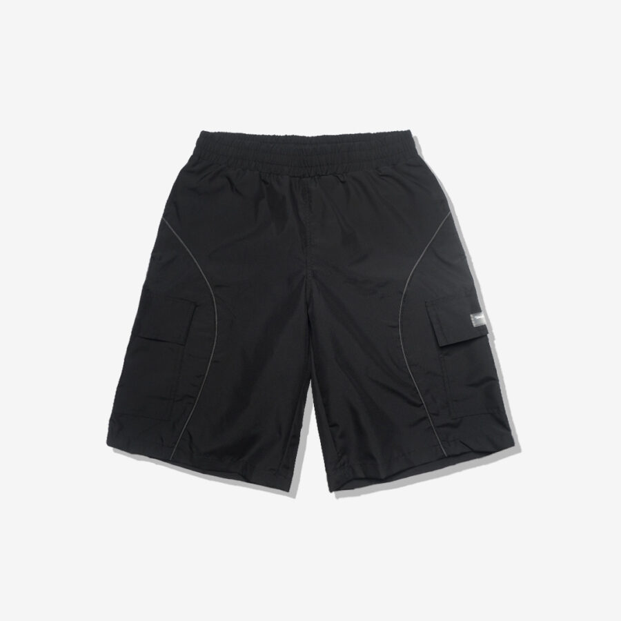 Fitch Studio Wide Leg 3/4 Cargo Short | Black