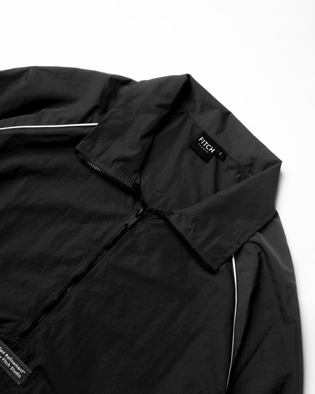 FITCH STUDIO | Anorak Jacket Crinkle | Black - Image 3