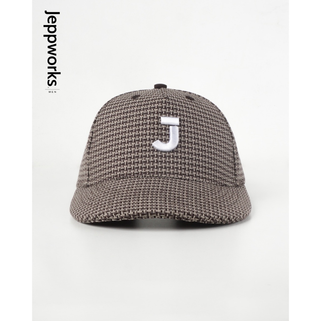 Jeppworks Box Wool Cap Embroidery - Brown - Image 2
