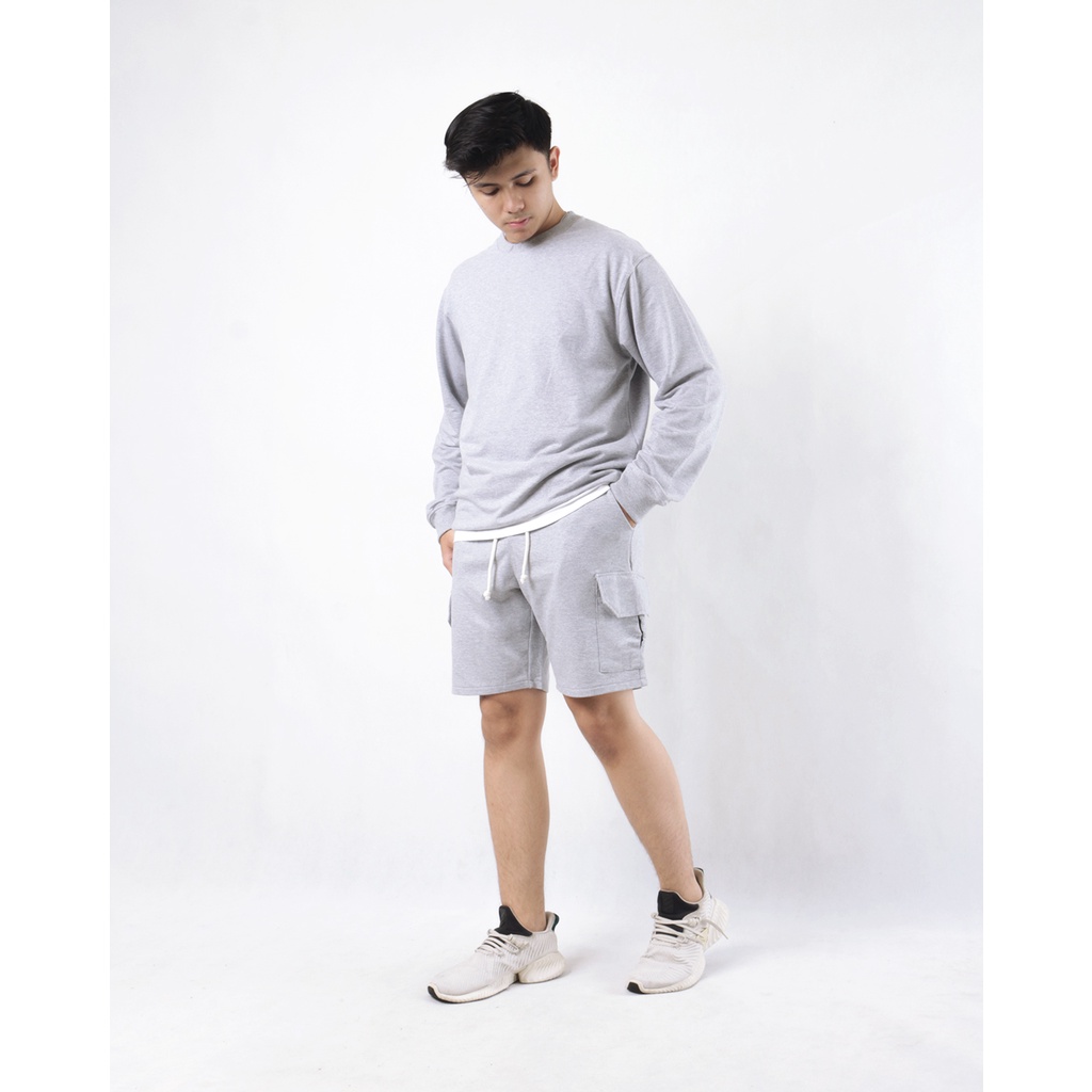 Jeppworks Celana Pendek Cargo Fleece Misty - Image 2