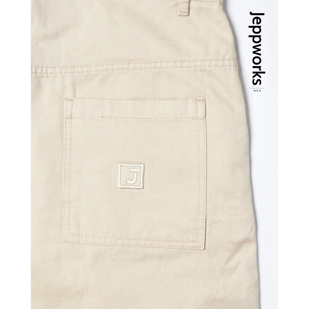 Jeppworks Pocket Knee Barrel Pants - Cream - Image 4