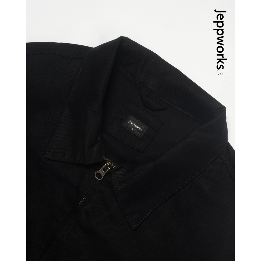 Jeppworks Motion Dual Zip Work Jacket Boxy - Black - Image 3