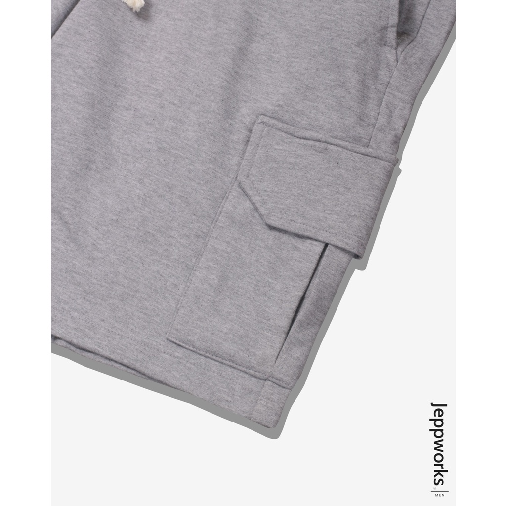 Jeppworks Celana Pendek Cargo Fleece Misty - Image 8