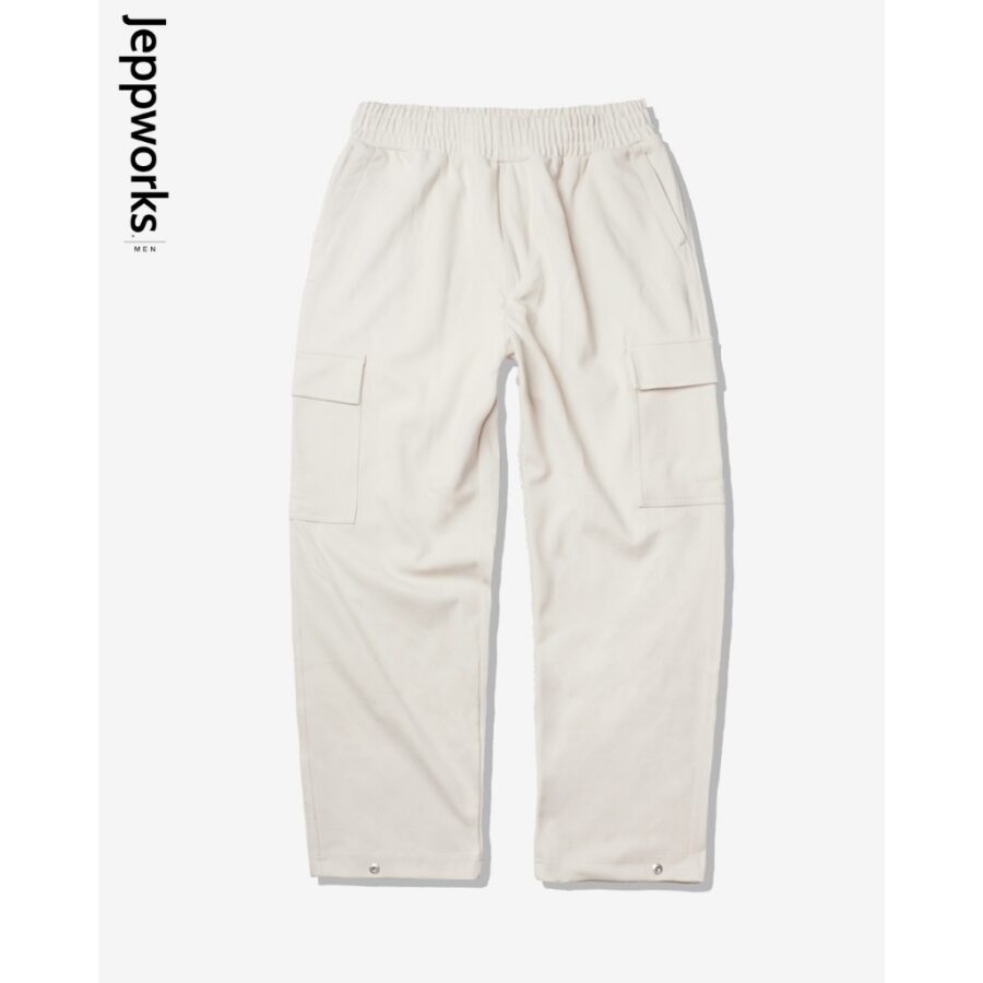 Jeppworks Cargo Loose Pants Twill - Cream