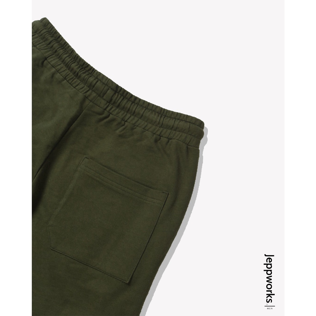 Jeppworks Celana Pendek Terry Army Green - Image 3