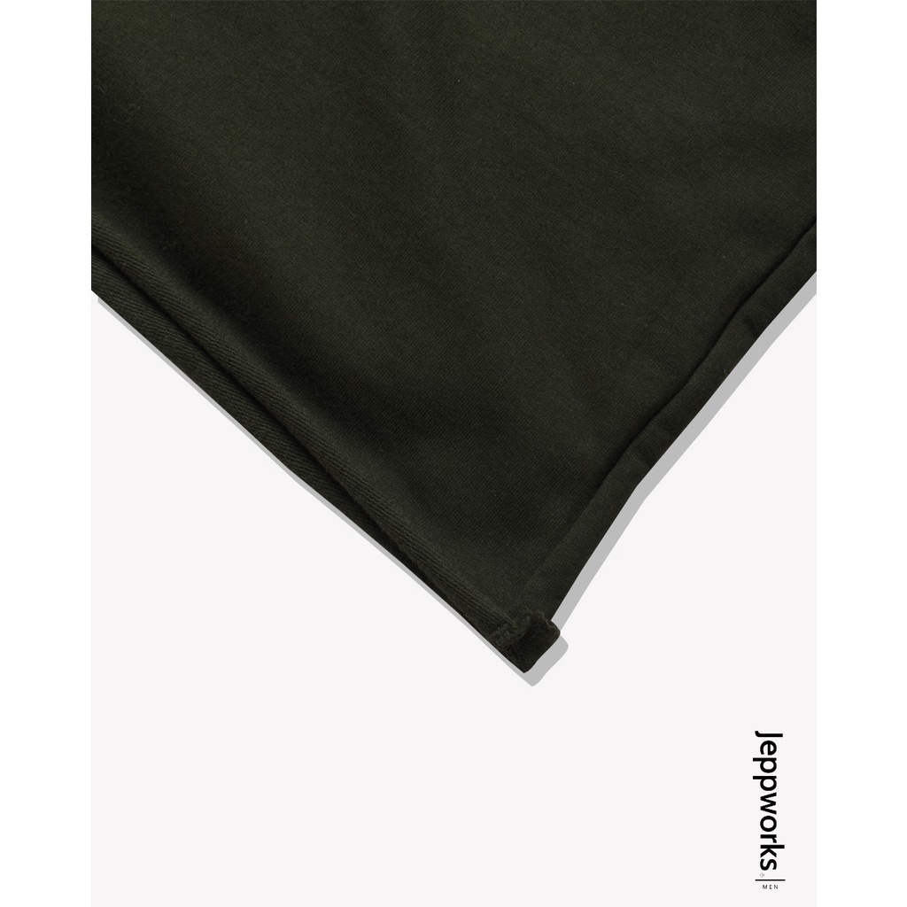Jeppworks Celana Pendek Terry Army Green - Image 5