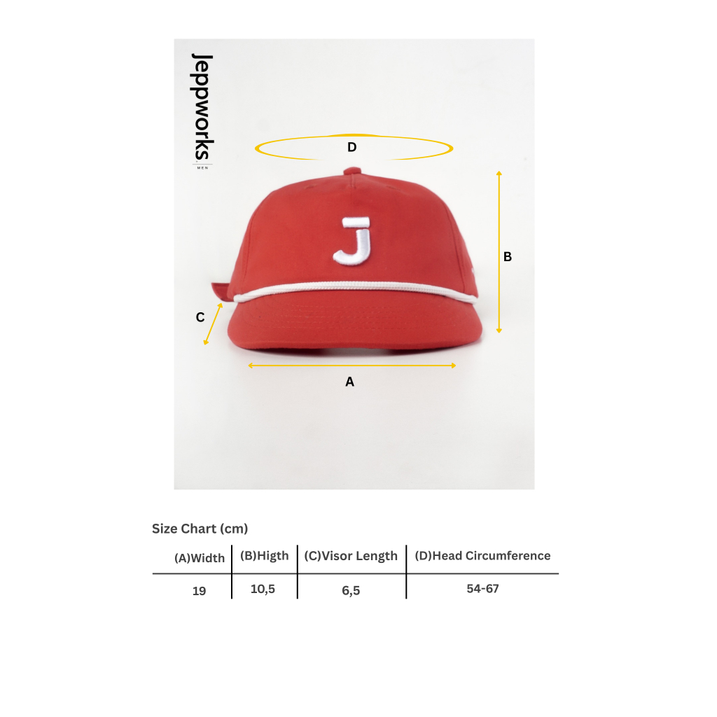 Jeppworks Classic 90s Rope Hat - Red - Image 7