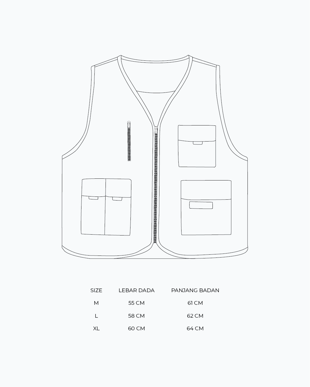 FITCH STUDIO | Crinkle Utility Vest V.1 | Army - Image 7