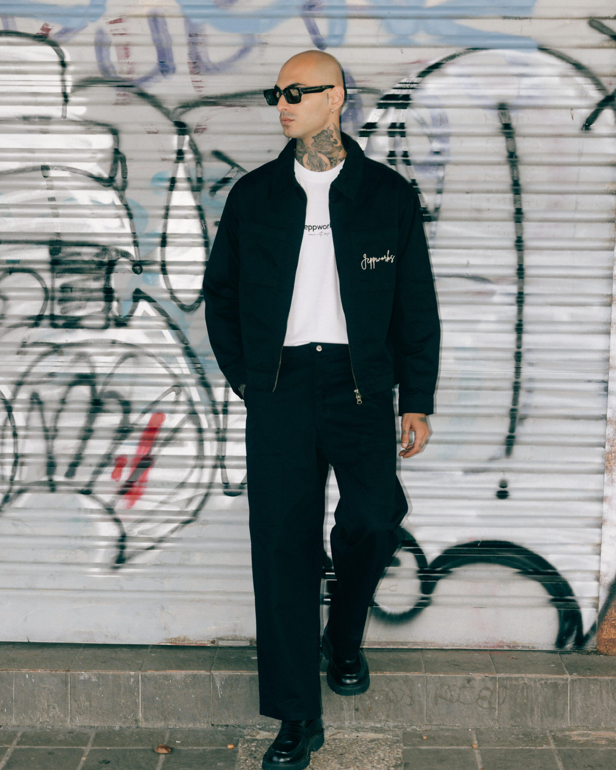 Jeppworks Motion Dual Zip Work Jacket Boxy - Black - Image 4