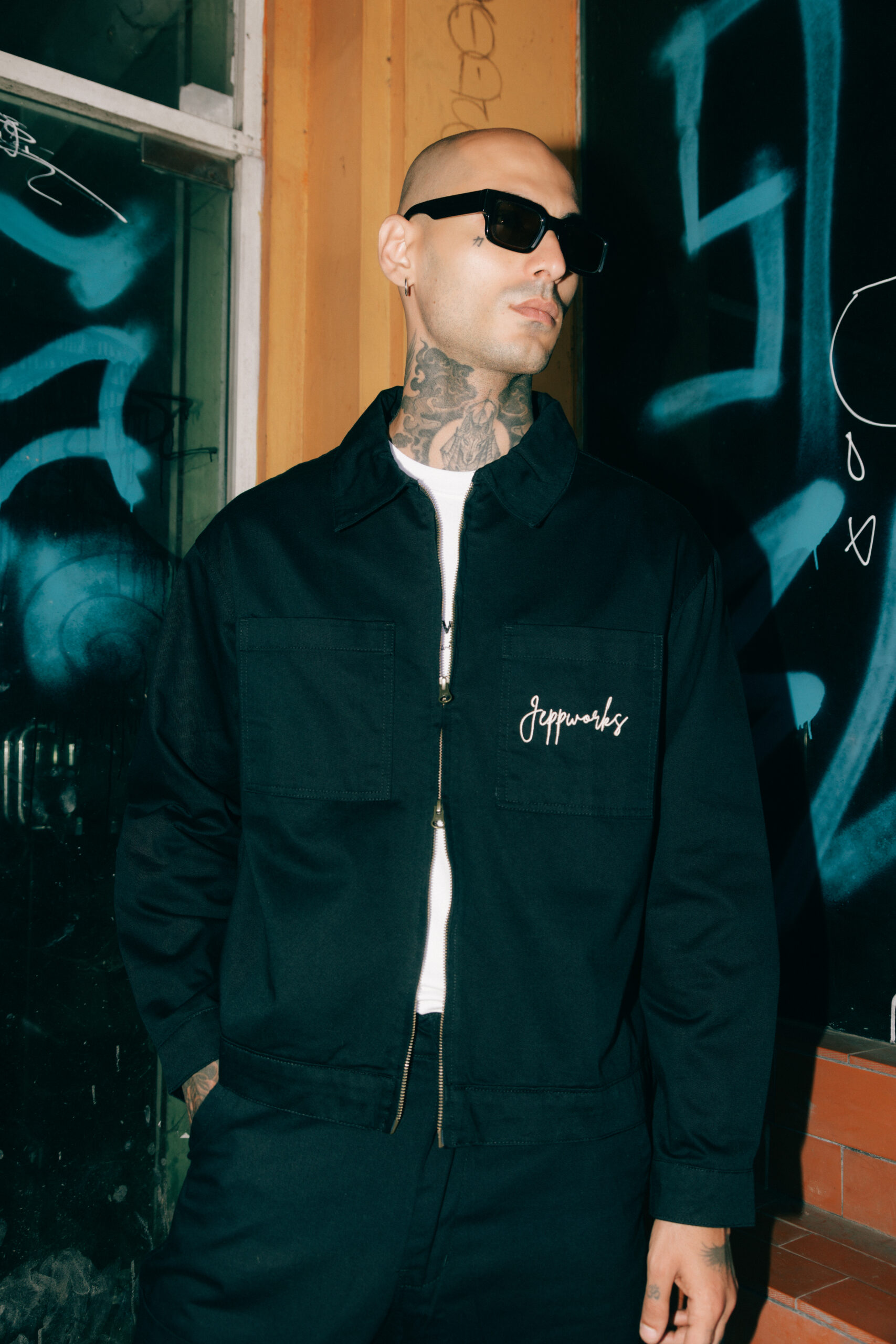 Jeppworks Motion Dual Zip Work Jacket Boxy - Black - Image 6