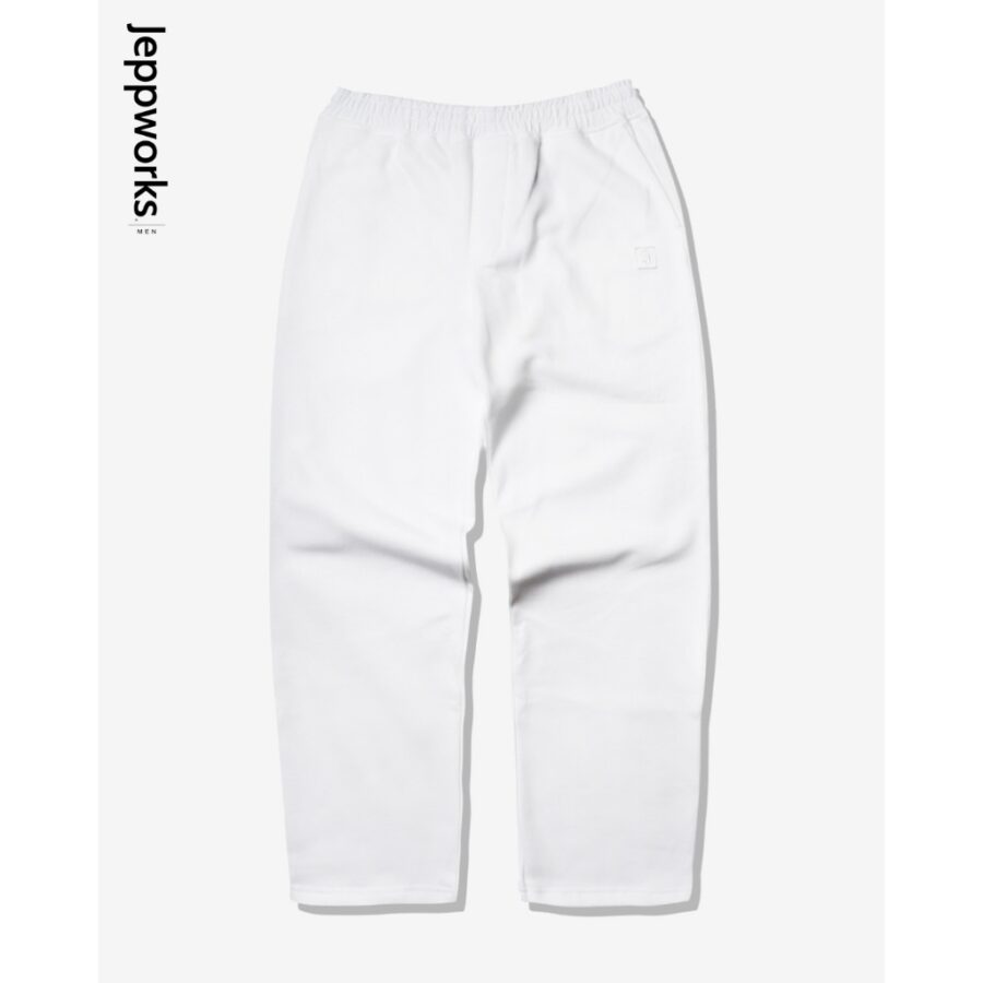 Jeppworks Relax Pants Celana Panjang Fleece Putih Netral
