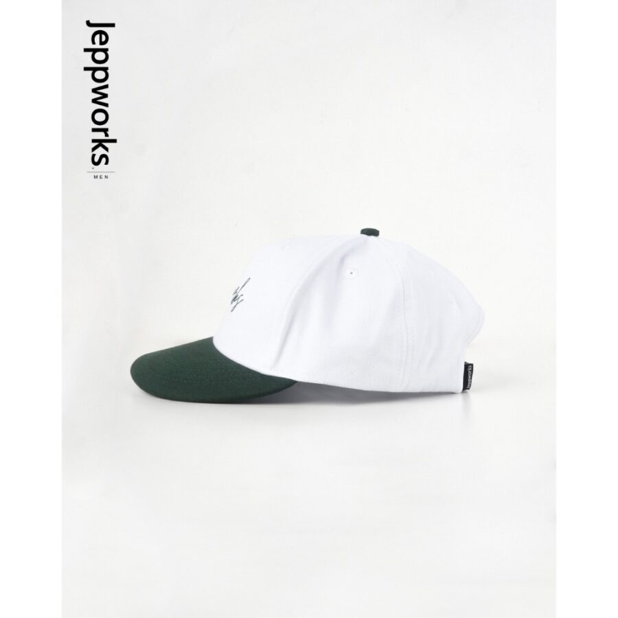 Jeppworks Box Cap Embroidery - White Green