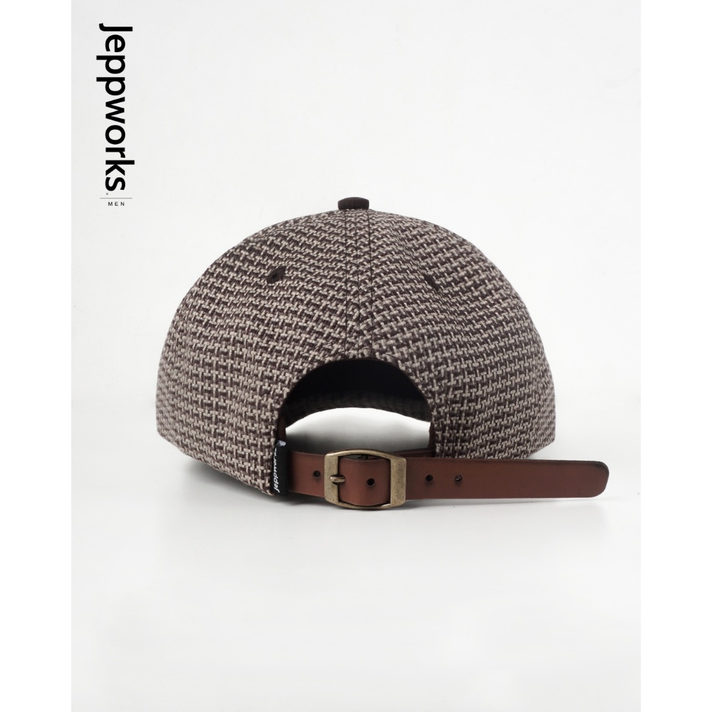 Jeppworks Box Wool Cap Embroidery - Brown - Image 3